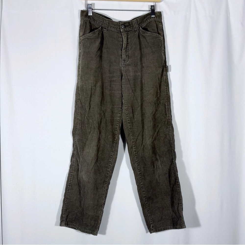 Riveted by Lee Early 2000s Green Corduroy Cargo Pants